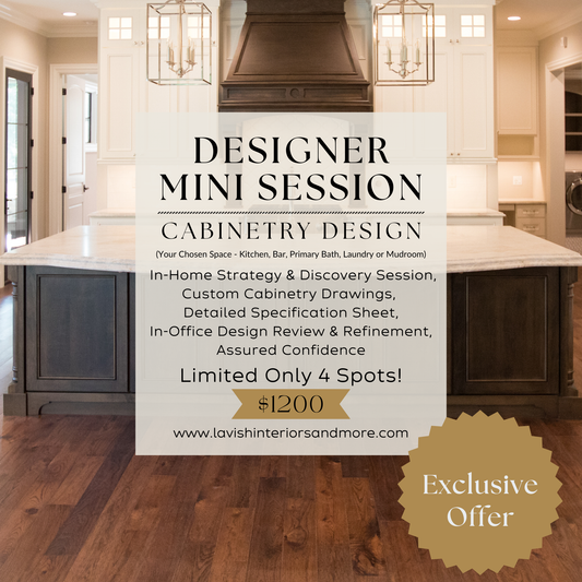 Designer Mini Session - Cabinetry Design