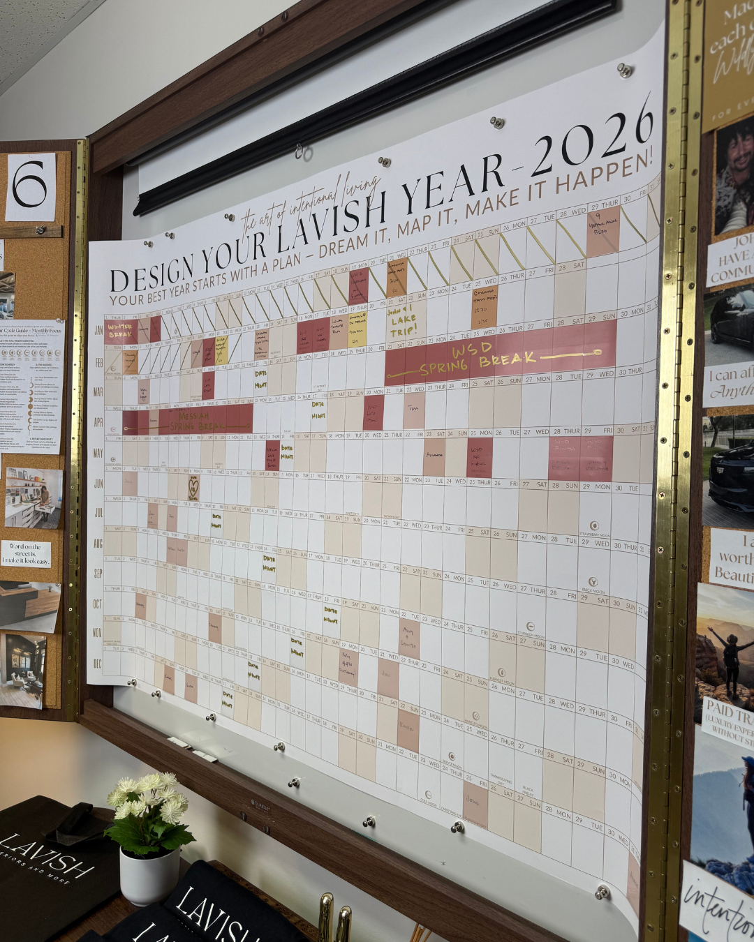 2026 Wall Calendar: Signature Sandstone Edition (36x48)